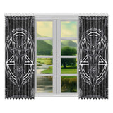 Satanic Window Curtain 52"x84" (Two Piece)