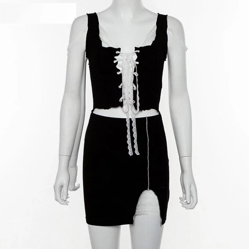 Sexy Black Grunge Gothic Set