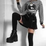 Pleated Punk Gothic Vintage Skirt