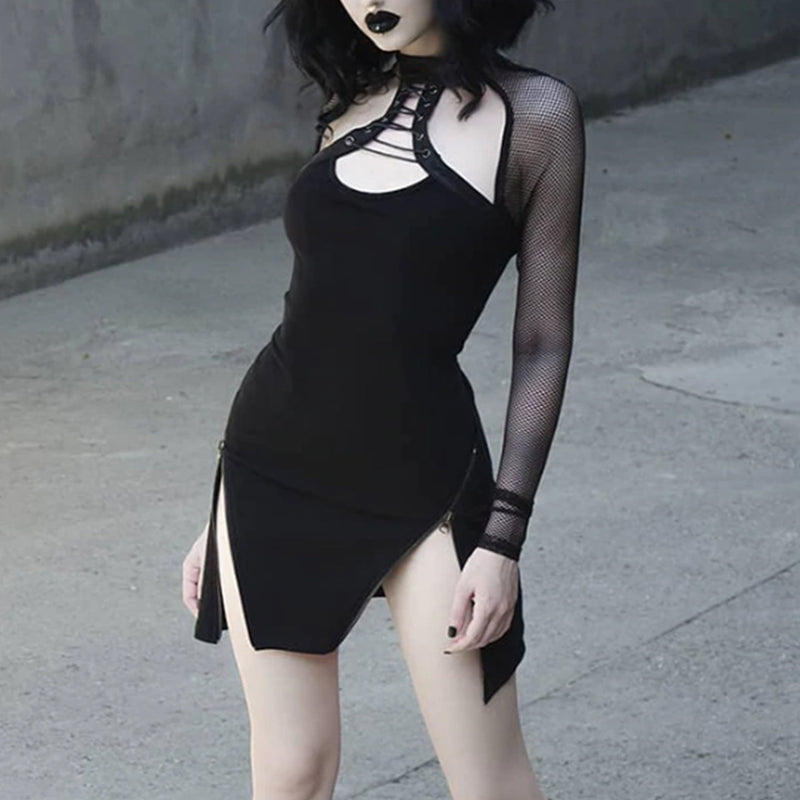 Sexy Mesh Bodycon Women Dress