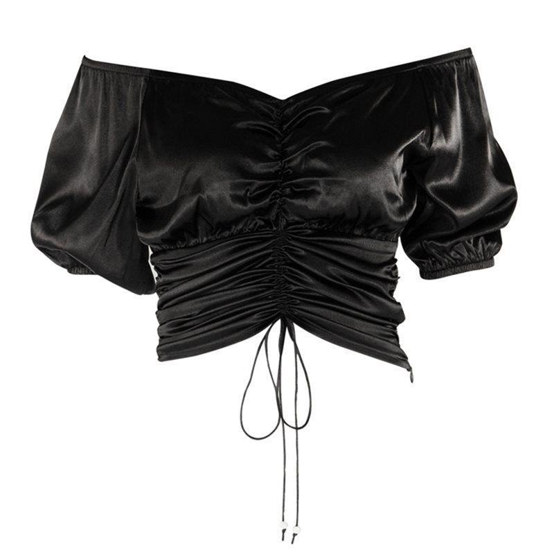 Sexy Chic Blouses Crop Top