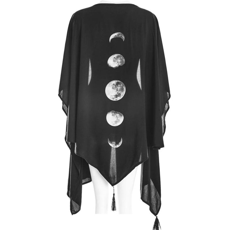 Gothic Asymmetrical Cardigan Cape