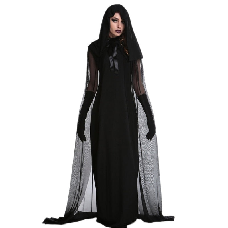Set Female Halloween Witch Dress