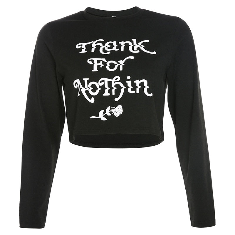 Crop Top Sweatshirt Hoodies