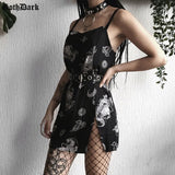 Gothic Vintage Punk Dragon Print Dresses Chic