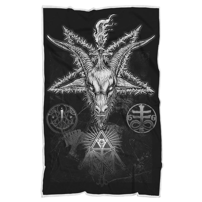 SATANIC SHERPA BLANKET