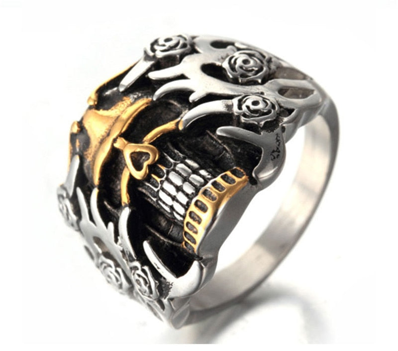 Rings Men Gold Silver
