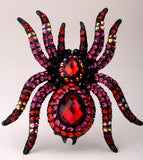 Spider Stretch Ring Scarf Clasp Halloween Party