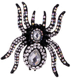 Spider Stretch Ring Scarf Clasp Halloween Party