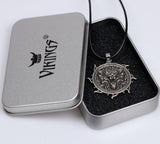 Wolf Pendant Necklace Viking Jewelry