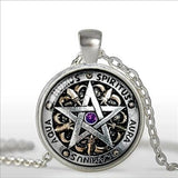 Wiccan Necklace black magic Jewelry
