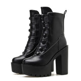 Boots Super High Heels Ladies Ankle With Zipper