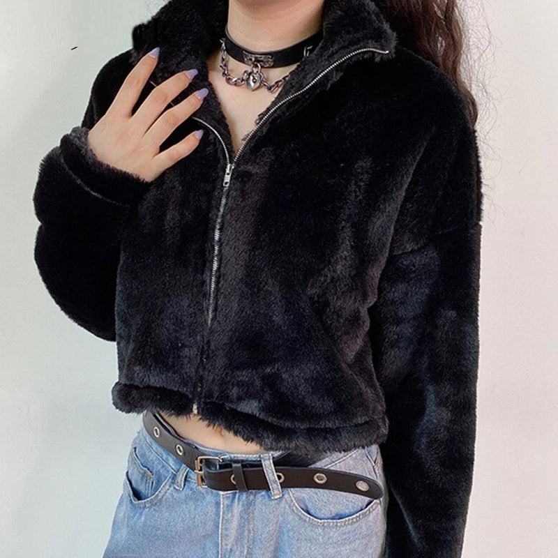 Jacekt Women Zipper Long Sleeve