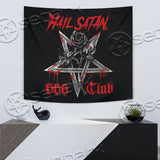 Hail Satan 666 Club SED-0729 Tapestry