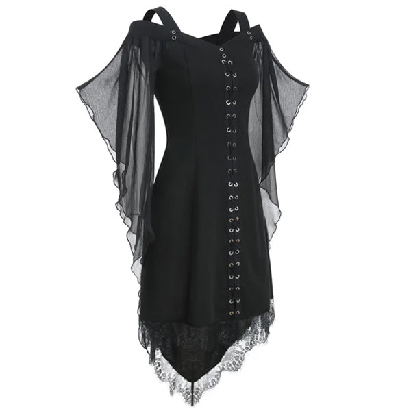 Solid Mid-Calf Casual Dress