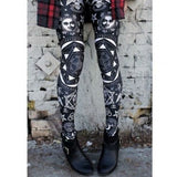 Symbol Skull Printing Women's Leggings