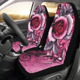 Pink Rose Car Seat Covers (Set of 2)