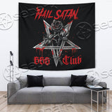 Hail Satan 666 Club SED-0729 Tapestry