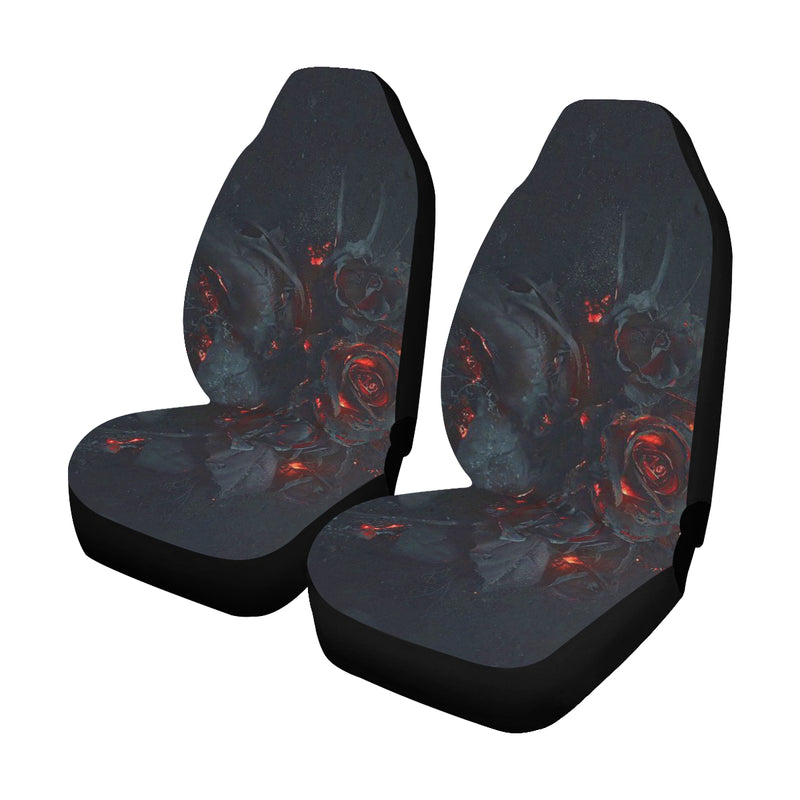 BURNT ROSES CAR SEAT COVERS - Set of 2