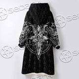 Sigil of Baphomet AIO-0418 Oversized Sherpa Blanket Hoodie