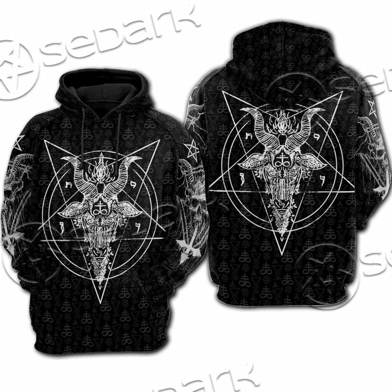 Sigil of Baphomet AIO-0418 Hoodie & Zip Hoodie Raglan
