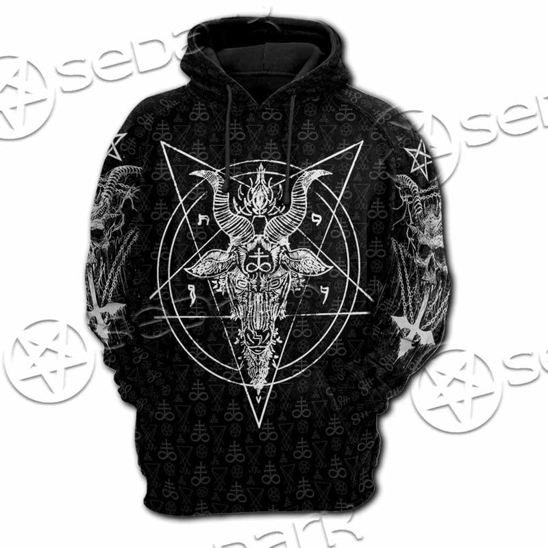 Sigil of Baphomet AIO-0418 Hoodie & Zip Hoodie Raglan