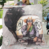 Bull Rider Man BDG-1515 Quilt