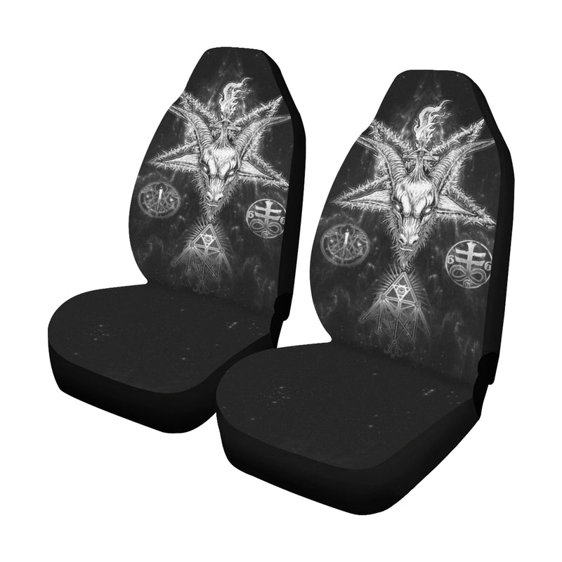 Satan Pentagram Star Car Seat Covers (Set of 2)