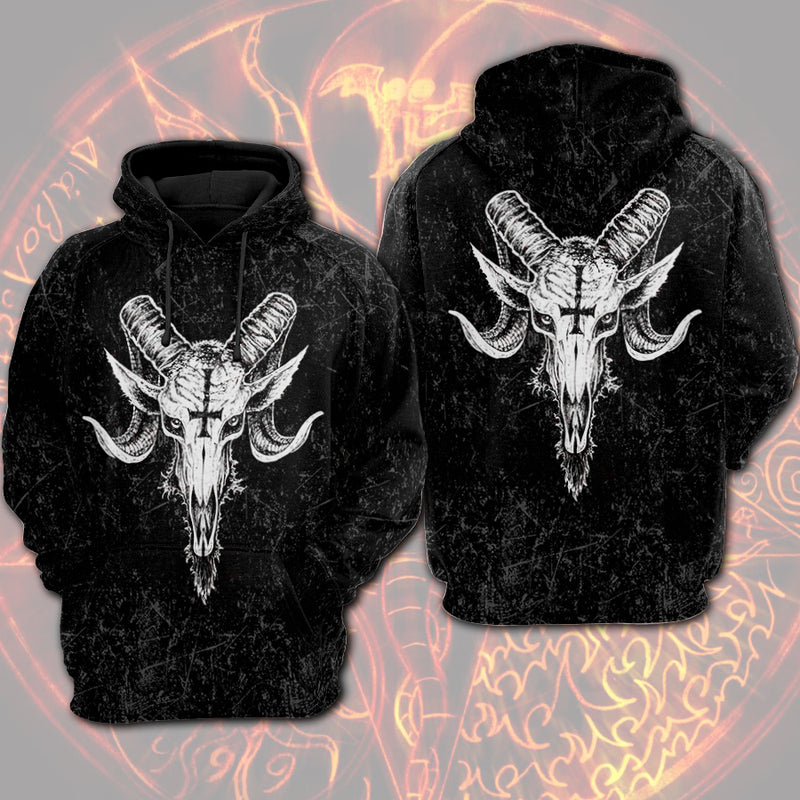 Satan Not A Sheep SED-238A Hoodie Raglan