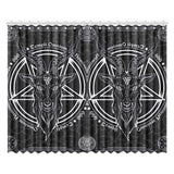 Satanic Window Curtain 52"x84" (Two Piece)