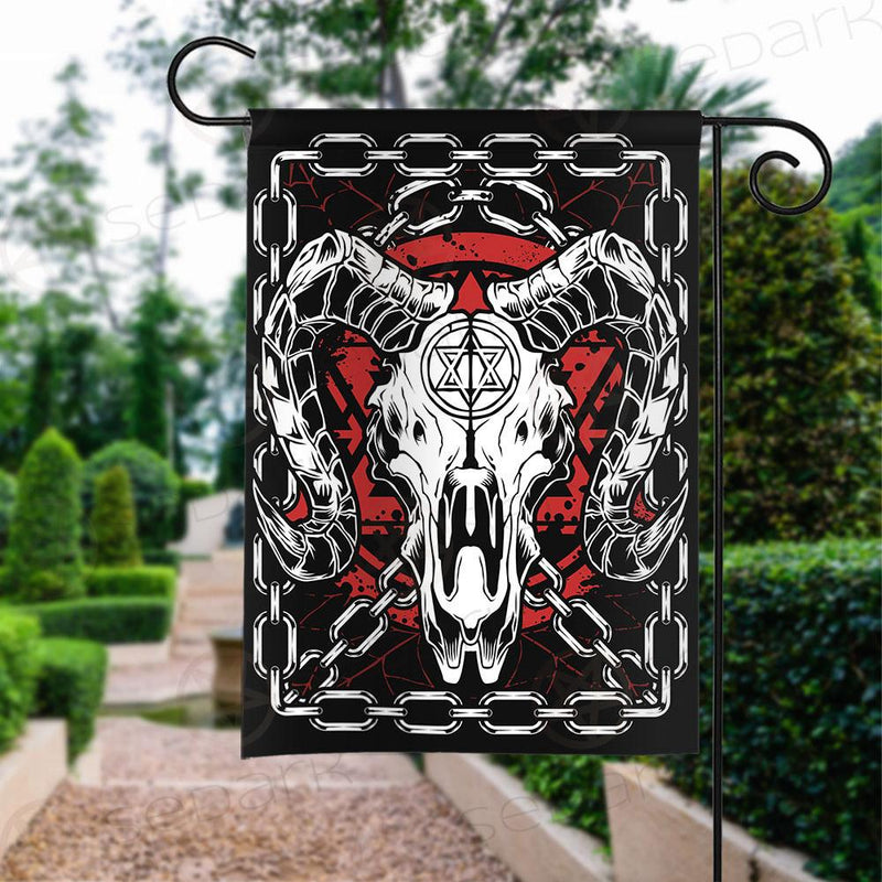 Devil Skull Demon Satanic SED-0361 Flag