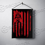 Red Baphomet SED-0807 Flag