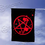 Red Pentagram Simple SED-0804 Flag