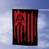 Red Baphomet SED-0807 Flag