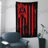 Red Baphomet SED-0807 Flag