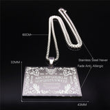 Witchcraft Ouija Board Stainless Steel Necklace