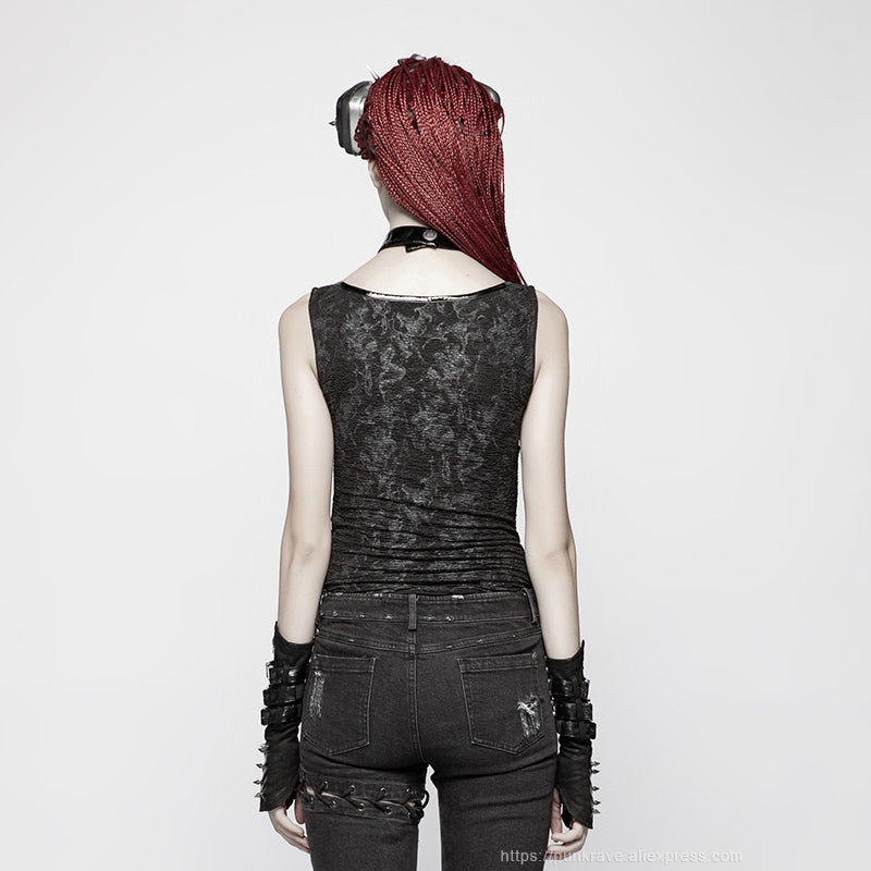 Gothic Casual Tank Top Punk