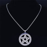 Rune Alphabet Pentacle Pentagram Viking Necklaces