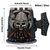 Middle Ages Viking Pirate Mugs Stainless Steel