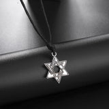 Vintage Viking Slavic Pendant Necklace Star of David