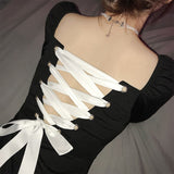Sexy Bandage Long Sleeve Dresses