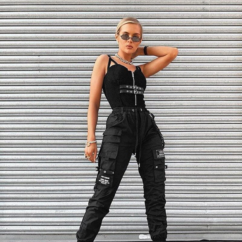 Zipper Camis Sleeveless Sexy Tops