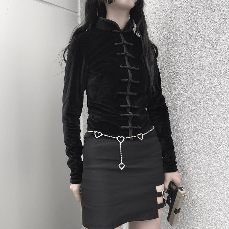 Long Sleeve Solid Lady Tops Casual T-shirts