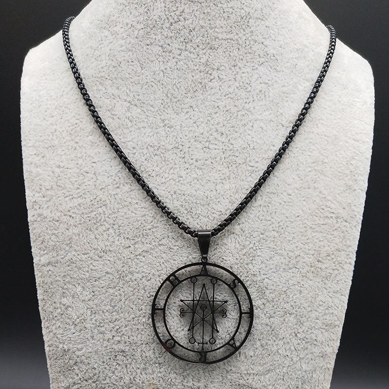 Necklace Solomon Demon Seal Satan Jewelry