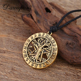 Tree Of Life Necklace Pentagram Pendant Viking