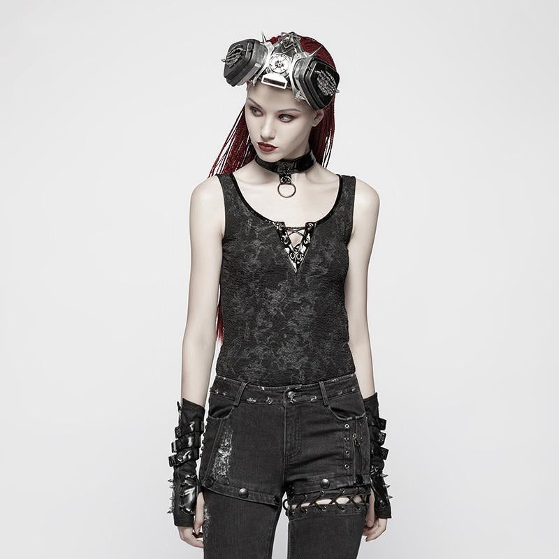 Gothic Casual Tank Top Punk