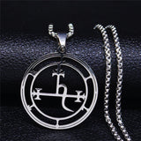 Demon Seal Necklace Satan Lilith Necklaces
