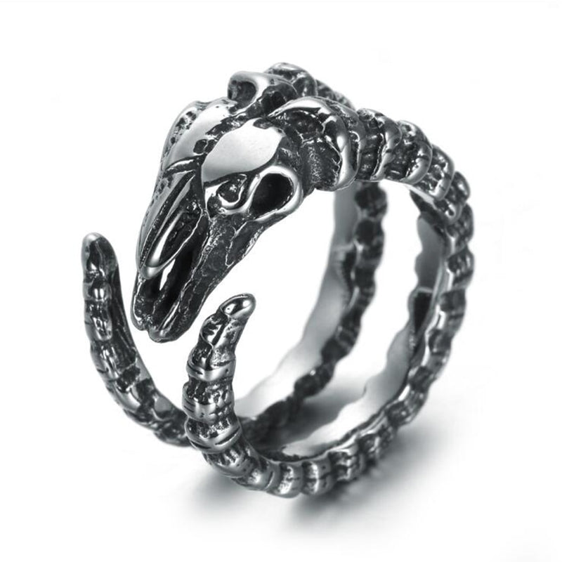 Stainless Steel Rings Goat Devil