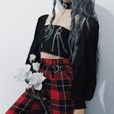 Gothic Punk Sexy Crop Tops