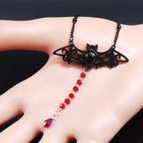 Gothic Bat Stainless Steel Chain Necklace